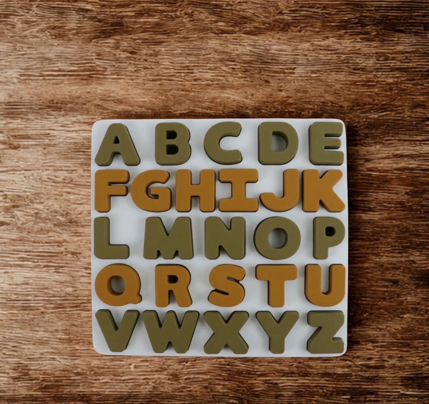 Puzzle alphabet - silicone