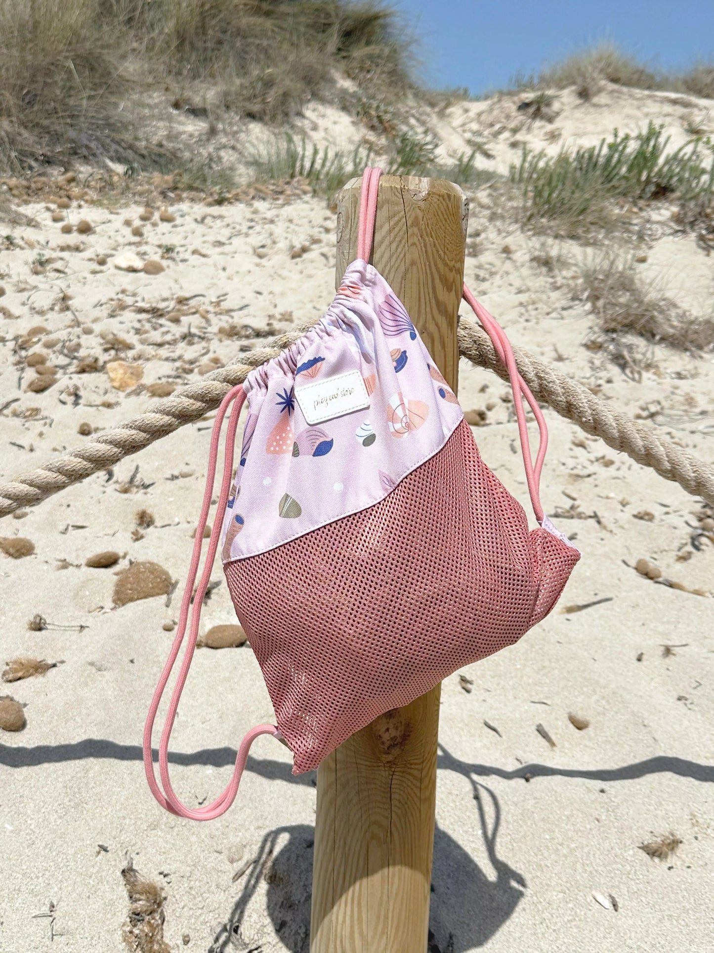 Sac à cordons - coquillages