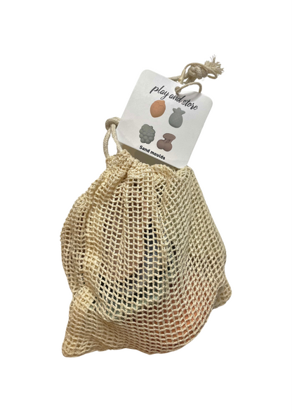 Moules de plage fruits - avec sac