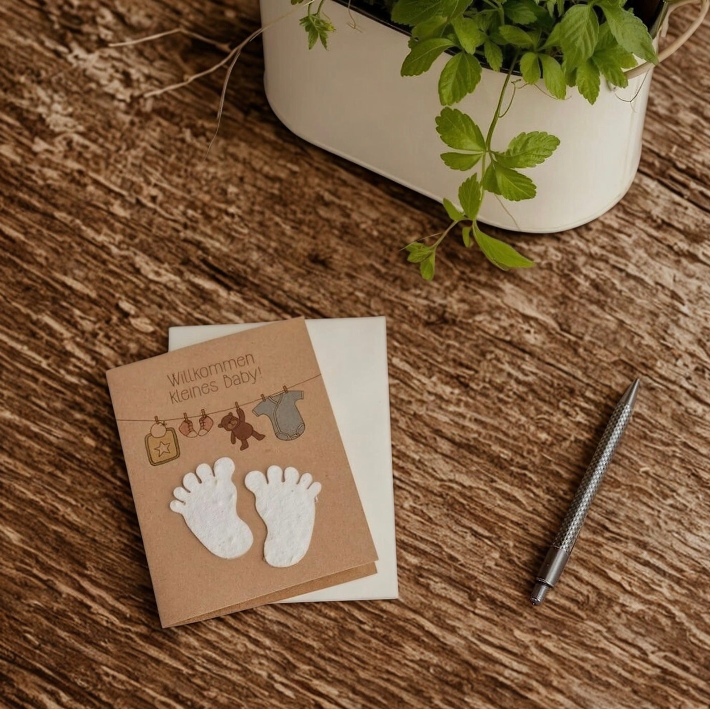 Carte - Bienvenue petit bébé