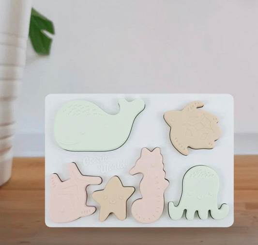 Puzzle animaux de la mer - silicone