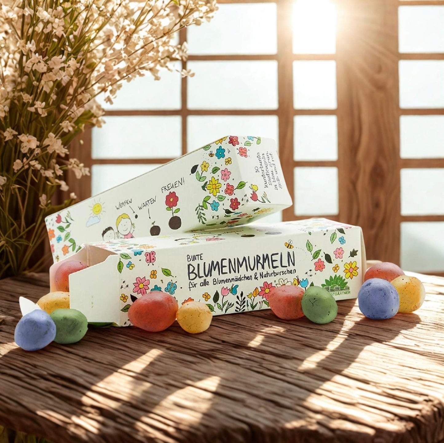 Billes de fleurs - 25 billes