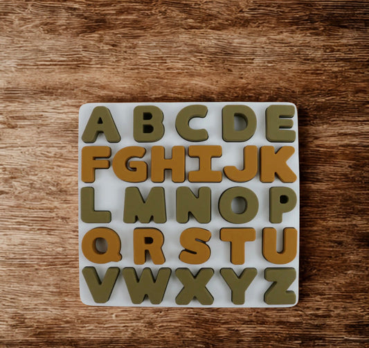 Puzzle alphabet - silicone